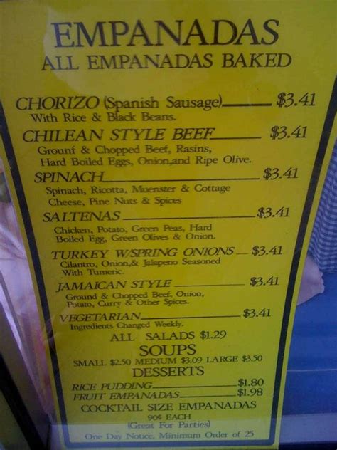 Julia's empanadas - Established in 1993. Here in Adam's Morgan is where the first empanada was born for the Washington DC area. We are the FIRST carry-out to specialize in Emapanadas. We are a small family owned business with over 25 years of serving you the very best Empanada possible. 